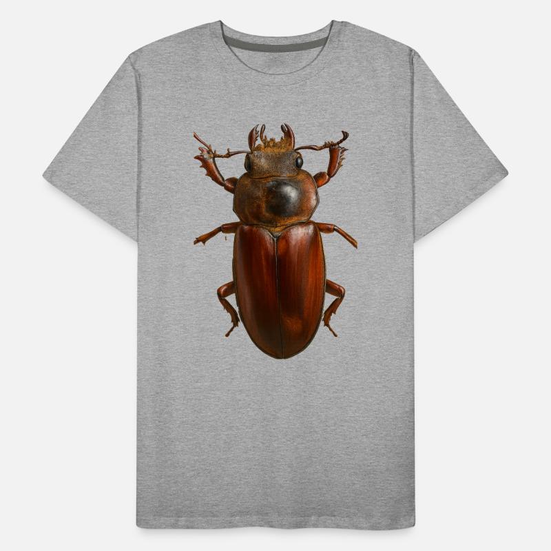 Bronze Bug Crest Men's Premium Organic T-Shirt