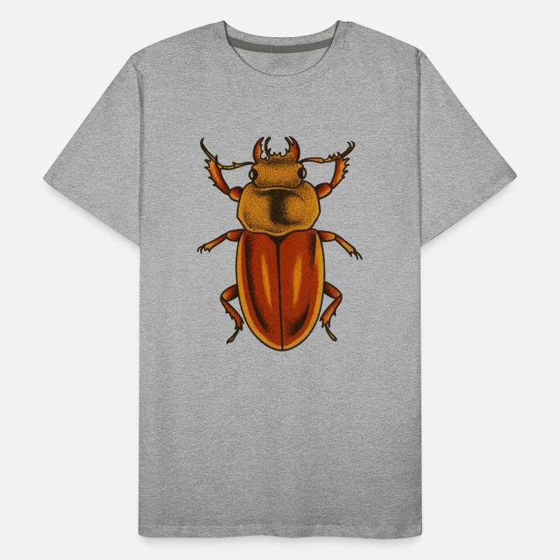 Estampe Crimson Bug T-shirt bio Premium Homme