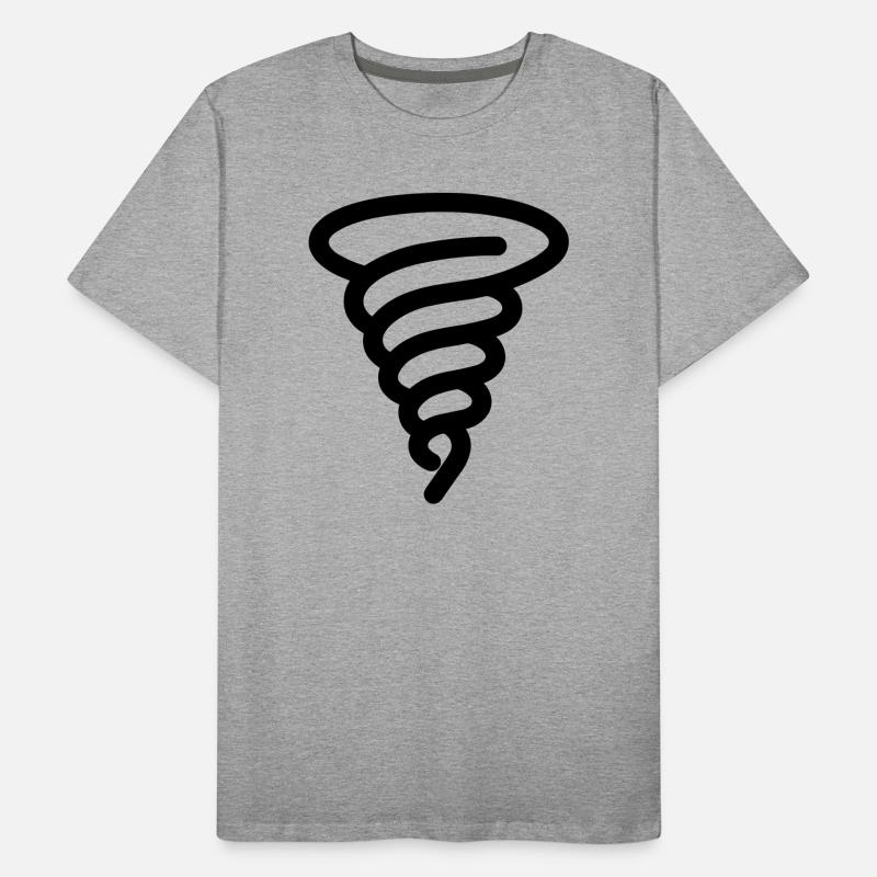 Tornado Männer Premium Bio T-Shirt