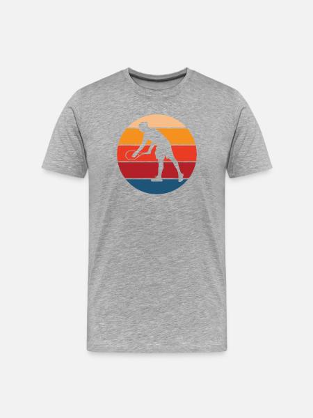 tennis - T-shirt bio Premium Homme - gris chiné