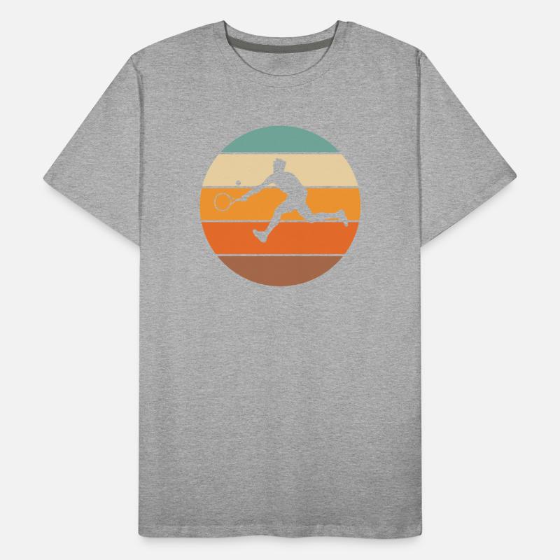 Tennis Männer Premium Bio T-Shirt