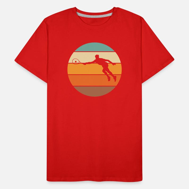 Tennis Men's Premium Organic T-Shirt