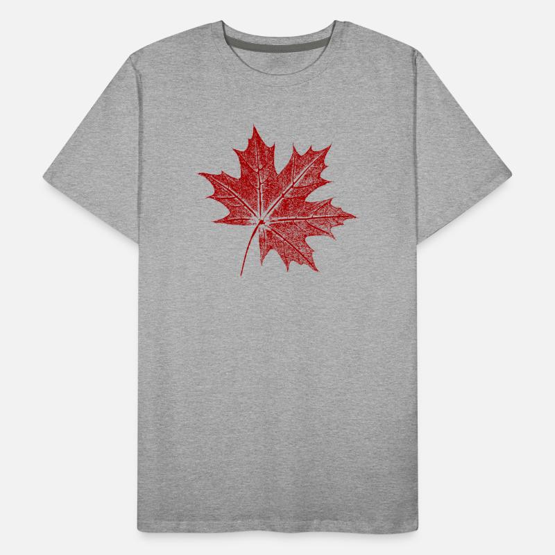 Maple leaf Men's Premium Organic T-Shirt