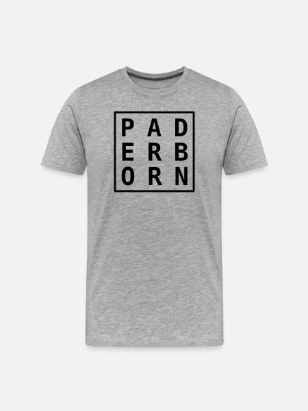 Paderborn Cap Design Shirt - Men's Premium Organic T-Shirt - heather grey