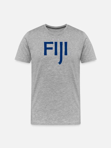 Fiji - Fiji - Islands - Pacific - South Seas - Men's Premium Organic T-Shirt - heather grey