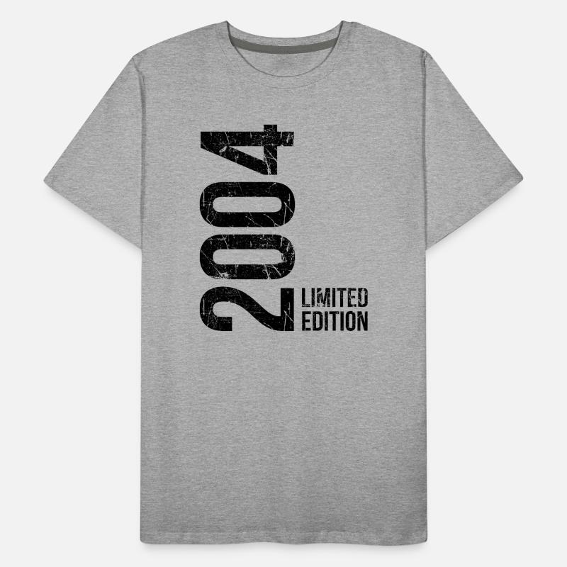 22e anniversaire – année de naissance 2004 T-shirt bio Premium Homme