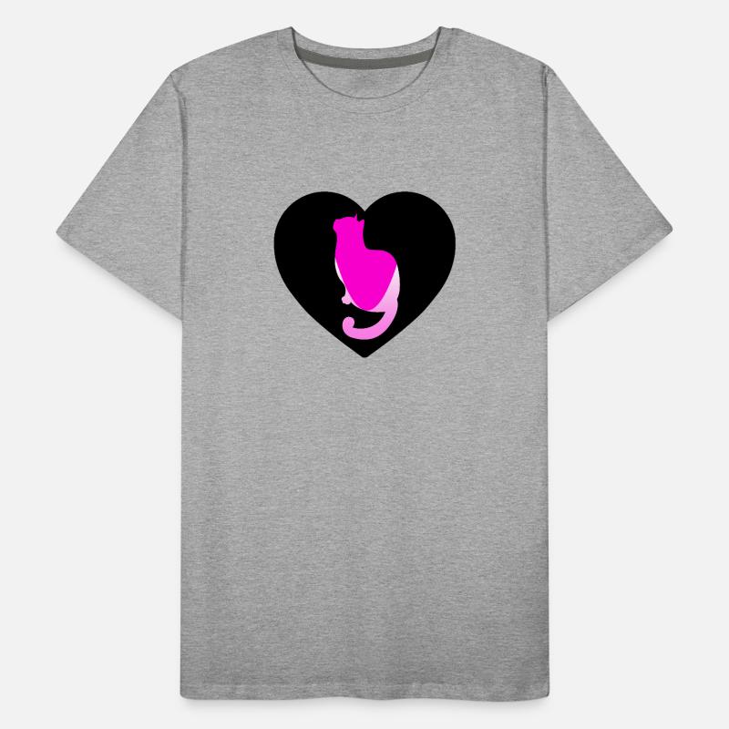 Chat T-shirt bio Premium Homme