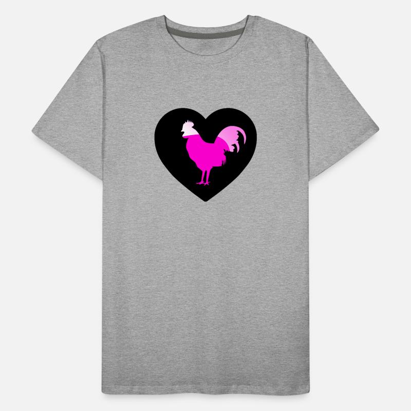 Hahn Männer Premium Bio T-Shirt