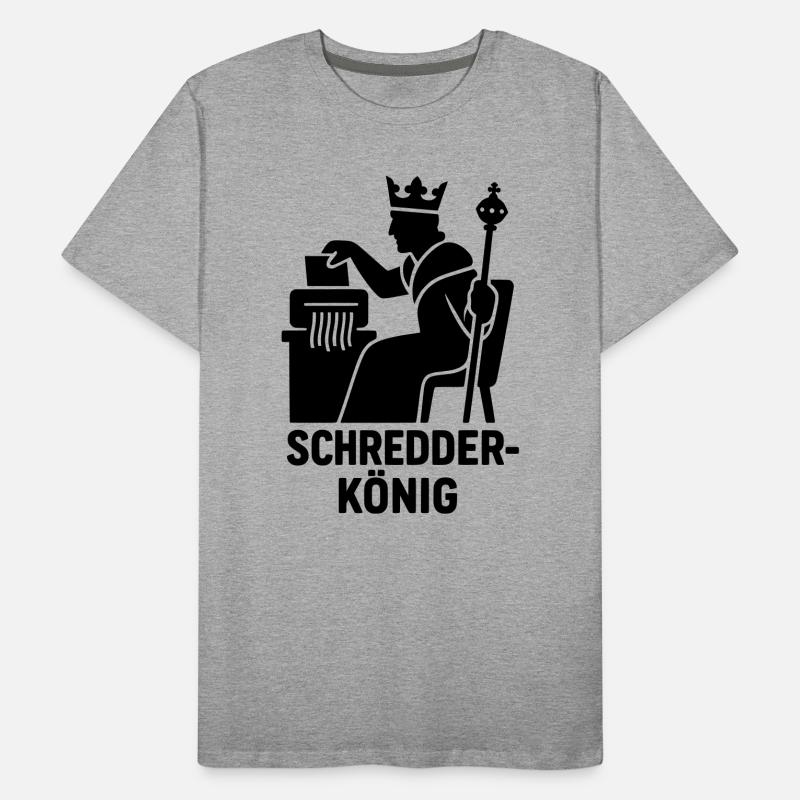 schredder könig Männer Premium Bio T-Shirt