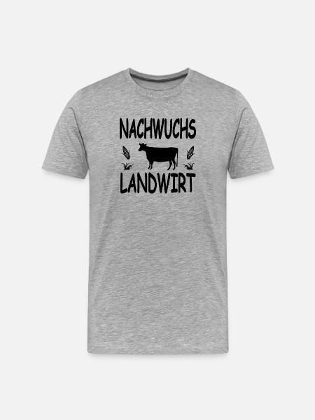 Farmer - Men's Premium Organic T-Shirt - heather grey
