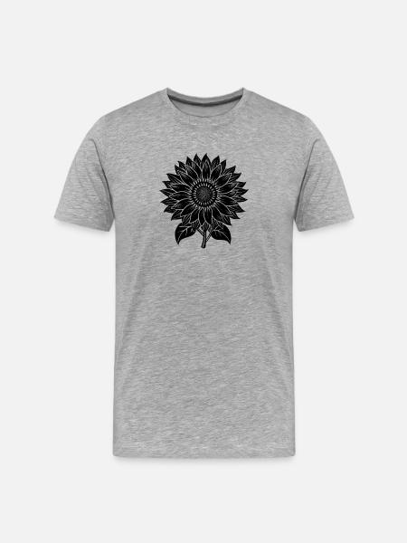 Sunflower - Men's Premium Organic T-Shirt - heather grey