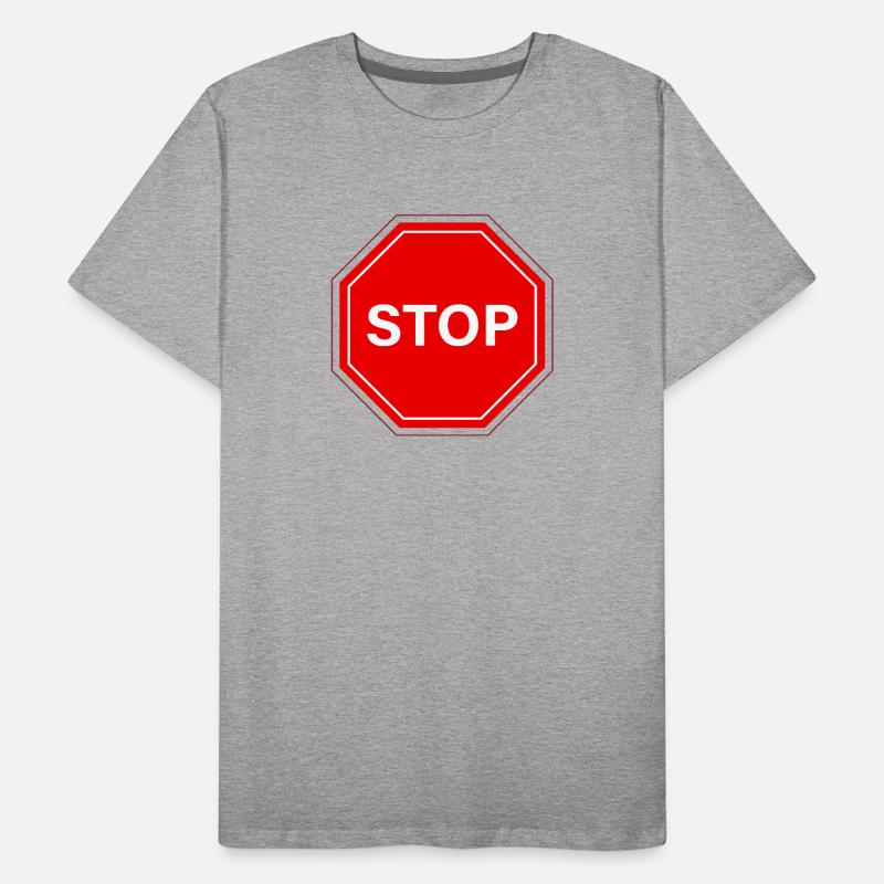 Panneau stop T-shirt bio Premium Homme