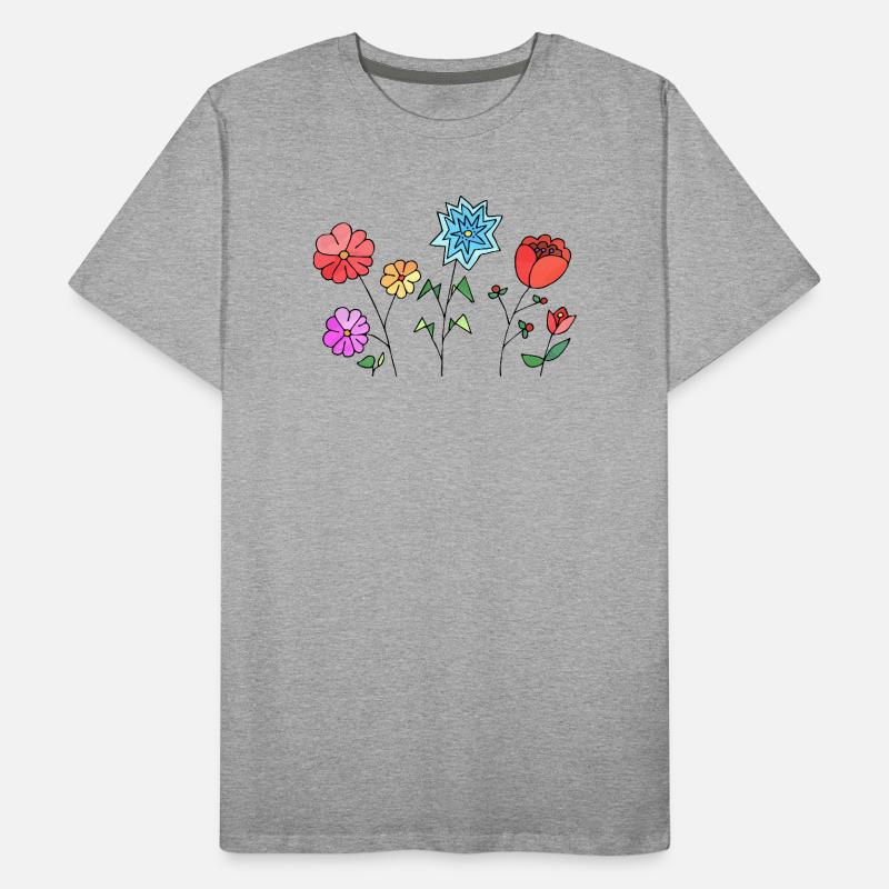 Fleur T-shirt bio Premium Homme
