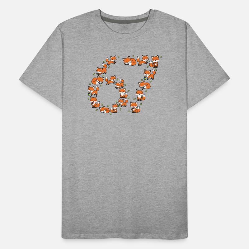 Mème du motif Fox Ring 67 T-shirt bio Premium Homme
