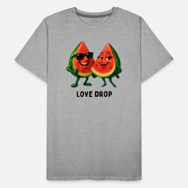Duo pastèques Love Drop T-shirt bio Premium Homme