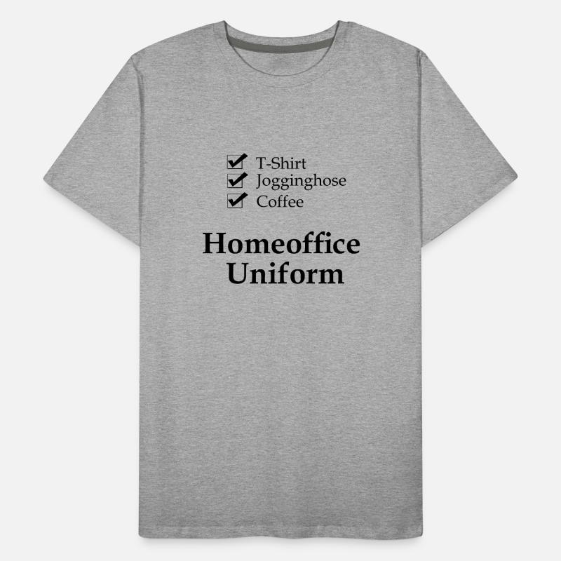 Checkliste_Homeoffice_Uniform_S T-shirt bio Premium Homme