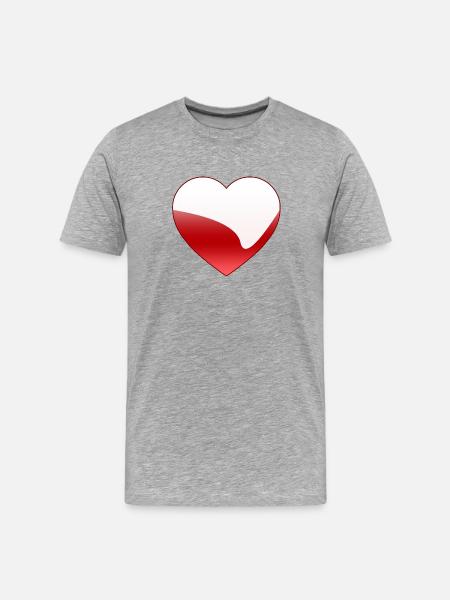 Amour - T-shirt bio Premium Homme - gris chiné
