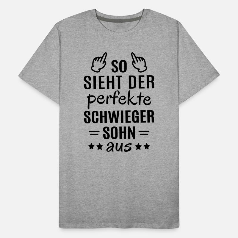 Bester Schwiegersohn Geschenk lustig Männer Premium Bio T-Shirt