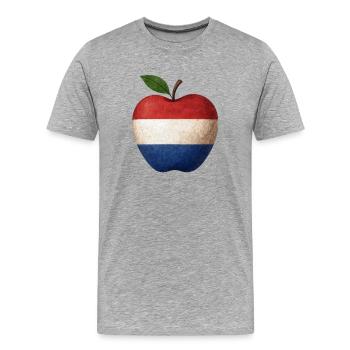 Netherlands Holland - Men's Premium Organic T-Shirt - heather grey - Front - Damien (186cm)