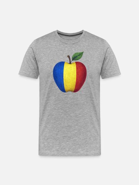 Romania - Men's Premium Organic T-Shirt - heather grey