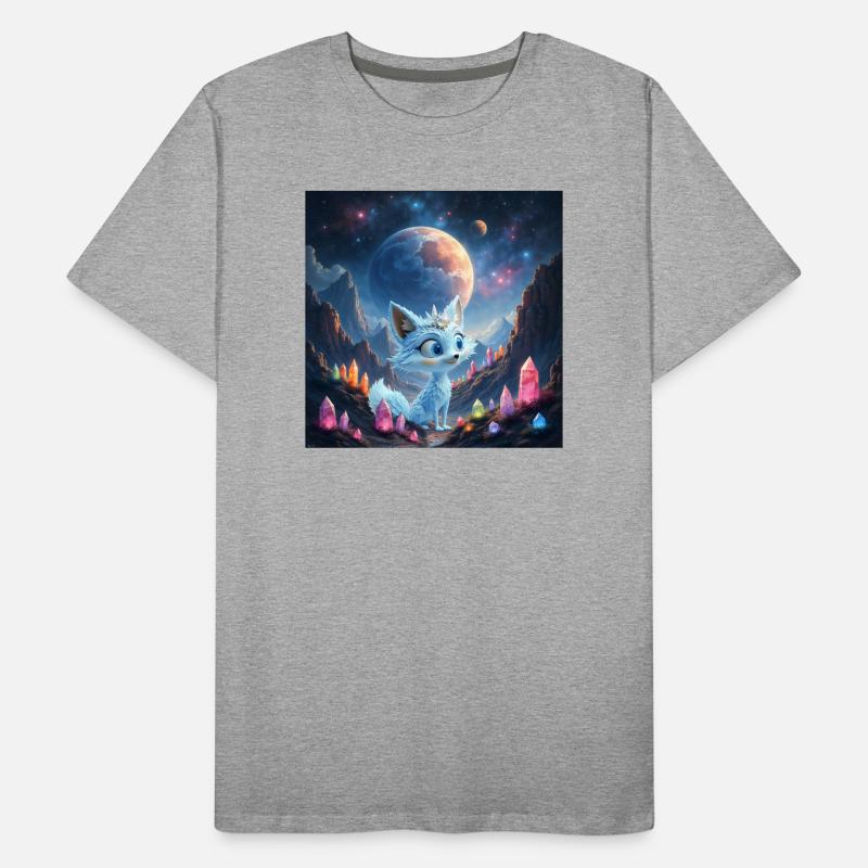 Celestial Crucible Blue Fox Men's Premium Organic T-Shirt
