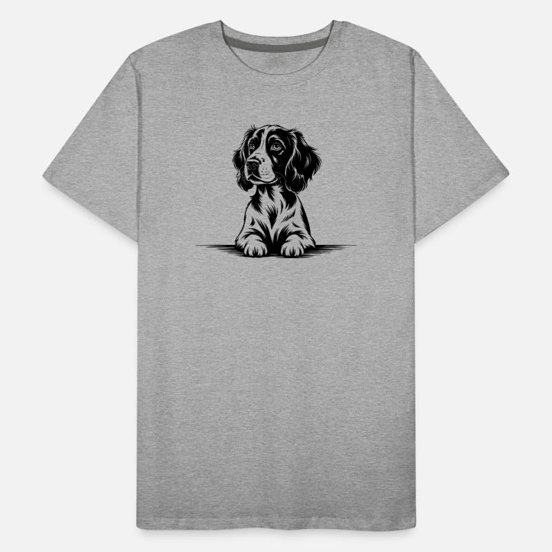 Cocker Spaniel T-shirt bio Premium Homme