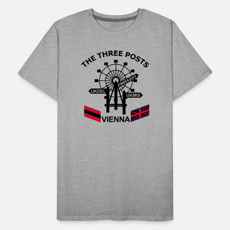 3_Posts T-shirt bio Premium Homme