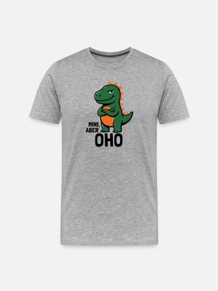 small but mighty - Men's Premium Organic T-Shirt - heather grey