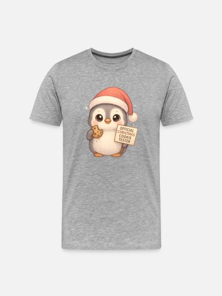 Gingerbread Man Gingerbread Gingerbread Men Gift - Men's Premium Organic T-Shirt - heather grey