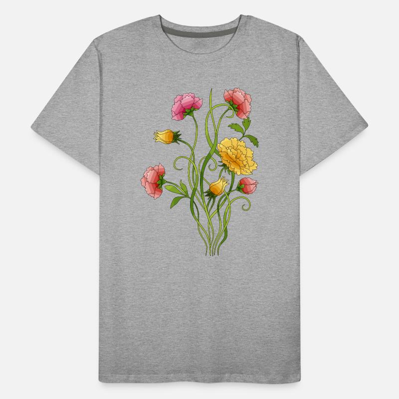 Fleur T-shirt bio Premium Homme