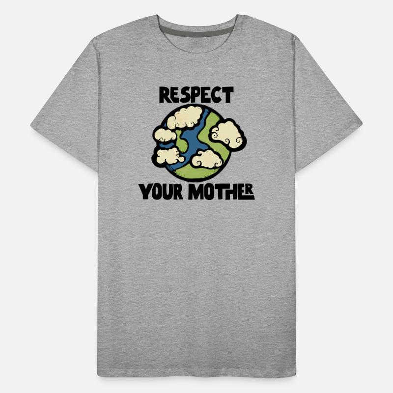 Whimsy Cloud Globe Men's Premium Organic T-Shirt