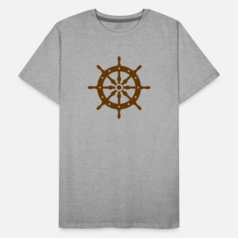 Ship wheel Men's Premium Organic T-Shirt