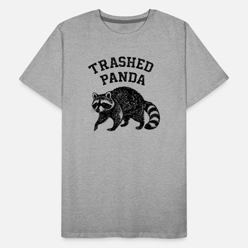 Trashed Panda Men's Premium Organic T-Shirt