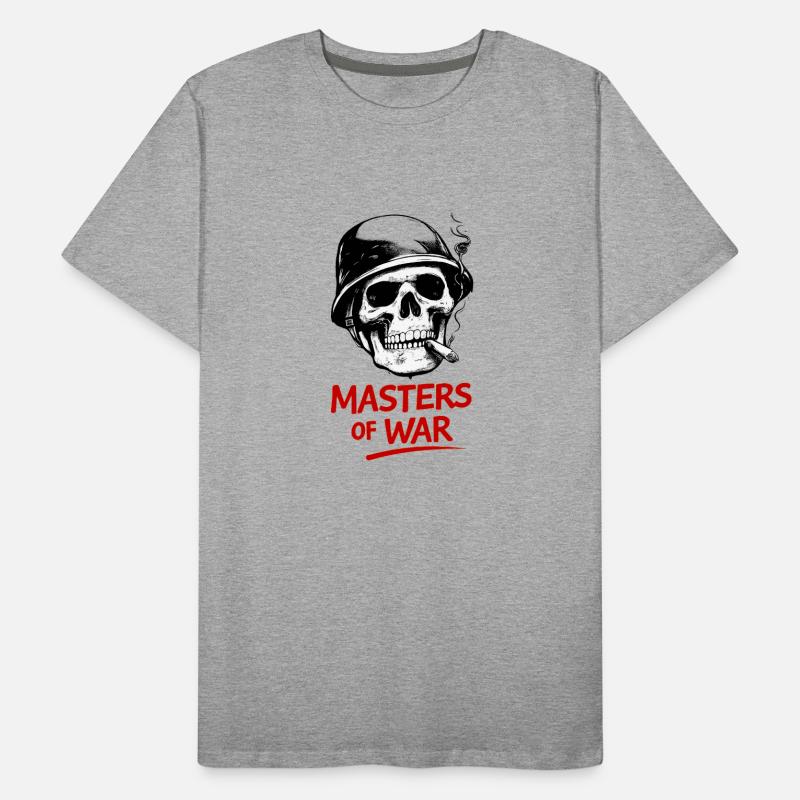 Kriegsmeister Schädel Männer Premium Bio T-Shirt