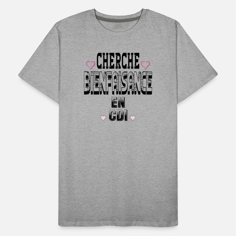 Cherche Bienfaisance en CDI T-shirt bio Premium Homme