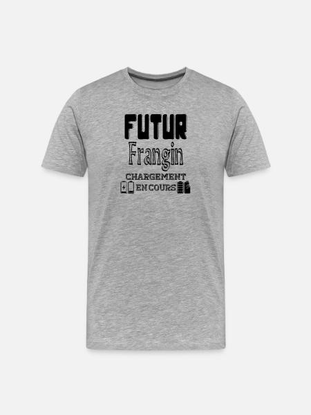 Future Brother Loading In Progress - Men's Premium Organic T-Shirt - heather grey