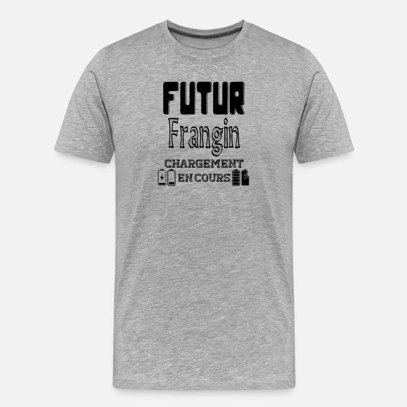 Future Brother Loading In Progress - Men's Premium Organic T-Shirt - heather grey