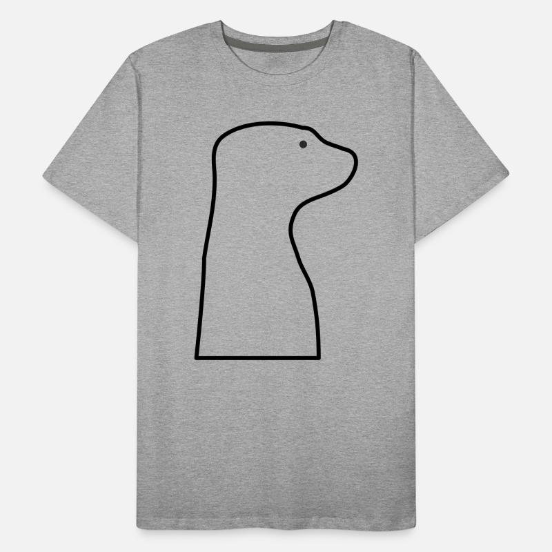 Erdmännchen Männer Premium Bio T-Shirt