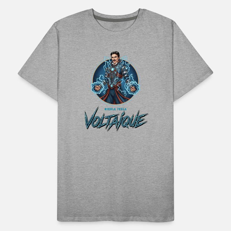 Elektrisch Voltaik Männer Premium Bio T-Shirt