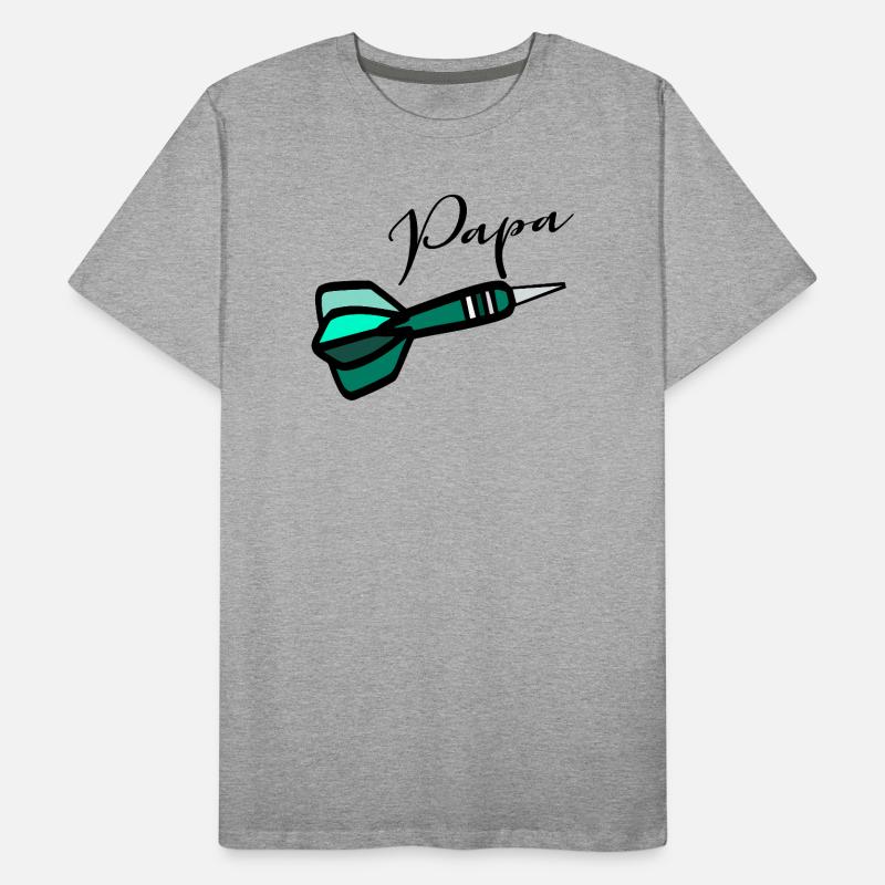 Darts Darts Dad Men's Premium Organic T-Shirt