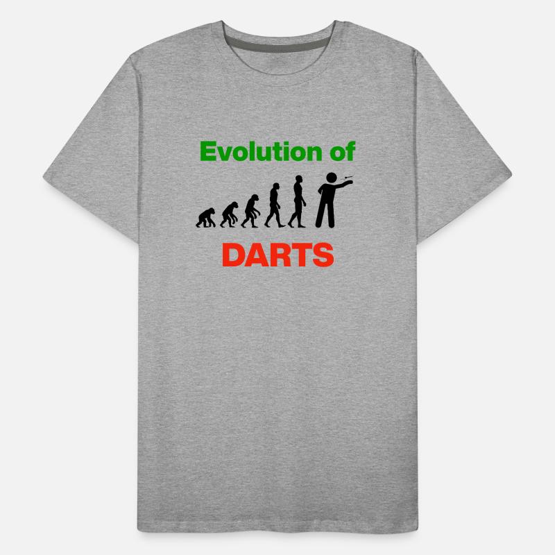 Évolution des fléchettes, création de la perfetion, 180 T-shirt bio Premium Homme