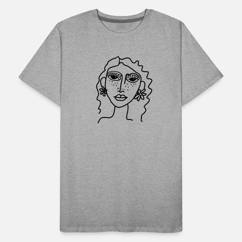 Face simple Men's Premium Organic T-Shirt