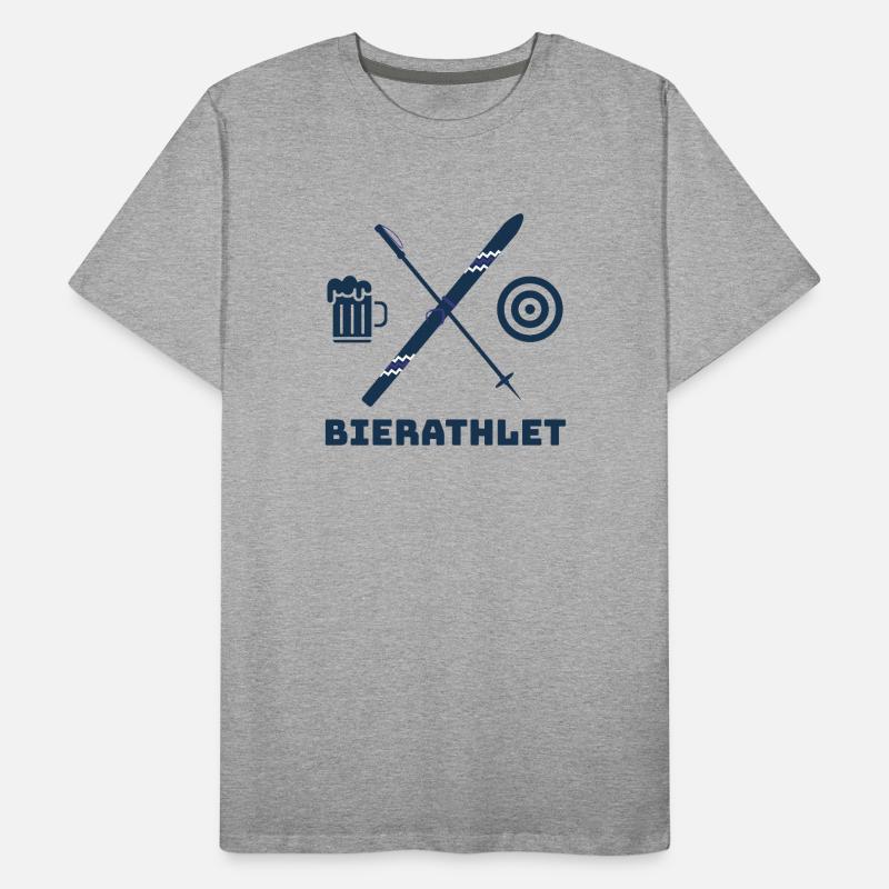 BEER ATHLETE Men's Premium Organic T-Shirt