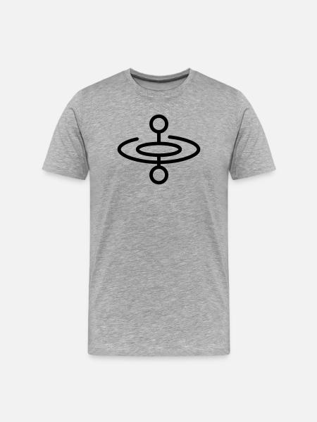 gravity - Men's Premium Organic T-Shirt - heather grey