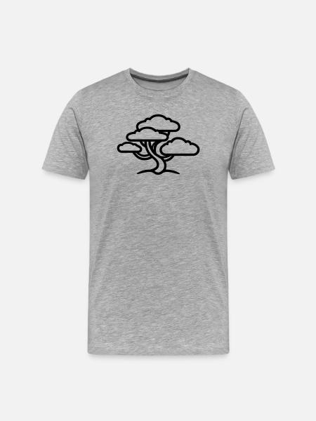 bonsai - T-shirt bio Premium Homme - gris chiné