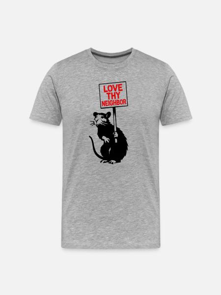 Love Your Next Retro Font - Men's Premium Organic T-Shirt - heather grey