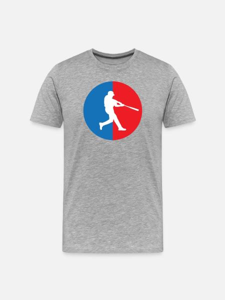 Baseball - Sport - T-shirt bio Premium Homme - gris chiné