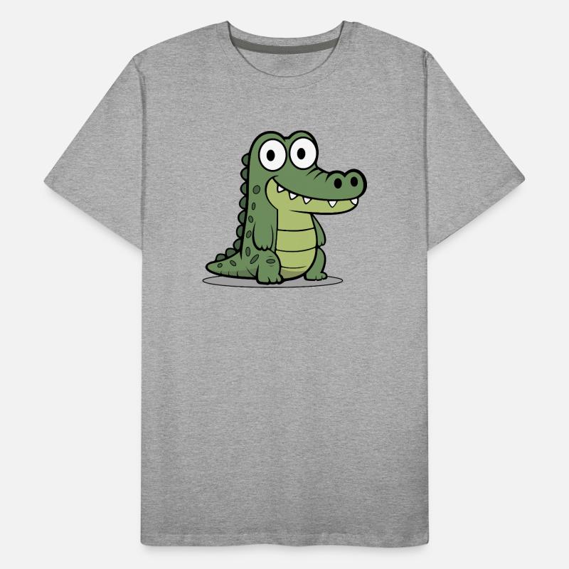 Krokodil  Männer Premium Bio T-Shirt