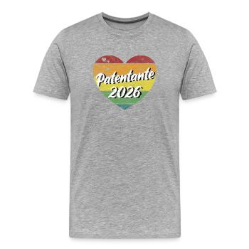 Godmother 2026 godmother retro vintage - Men's Premium Organic T-Shirt - heather grey - Front - Damien (186cm)