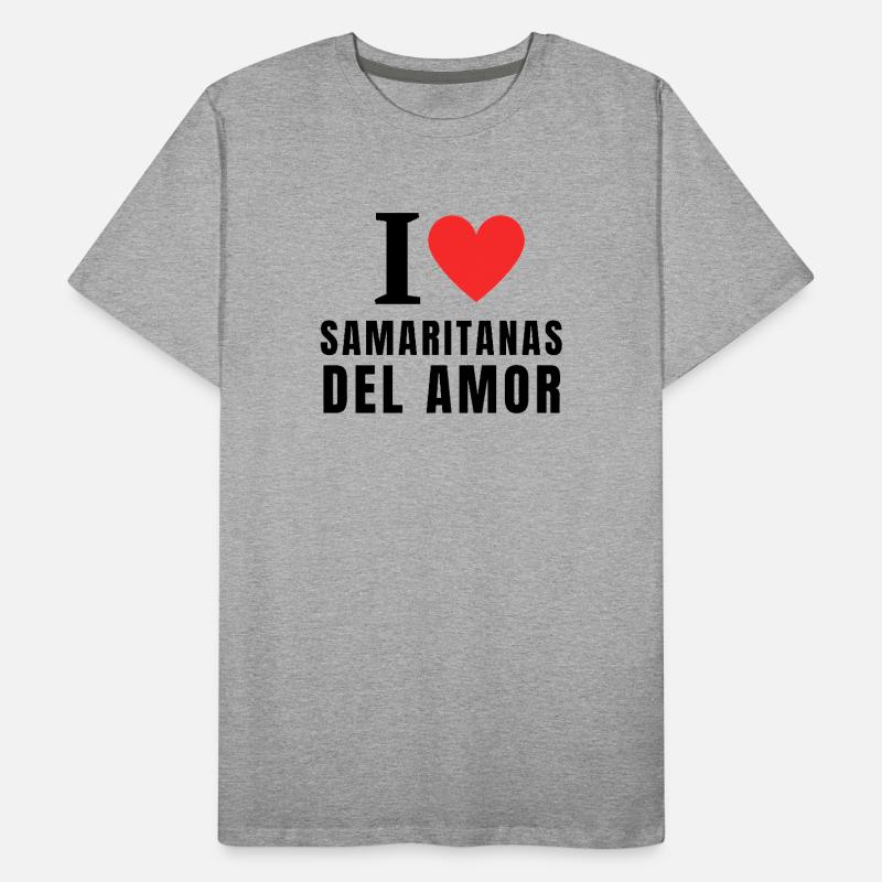 SAMARITER DER LIEBE Männer Premium Bio T-Shirt